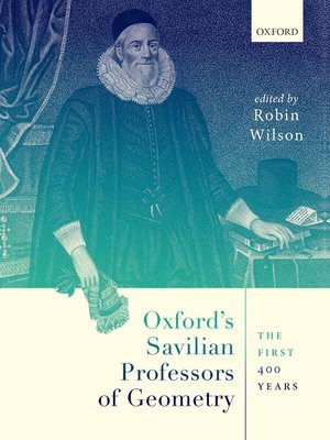 cover image of Oxford's Savilian Professors of Geometry